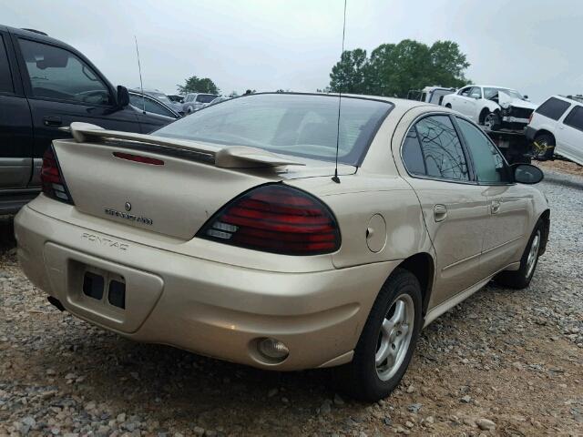 1G2NE52E65M130222 - 2005 PONTIAC GRAND AM S 棕色 照片 4