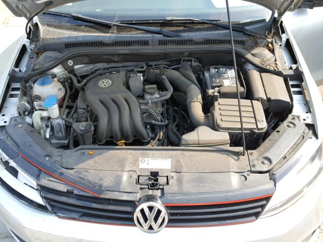 3VW2K7AJ7BM325387 - 2011 VOLKSWAGEN JETTA BASE Արծաթագույն լուսանկար 7