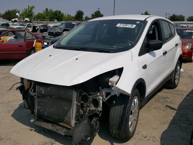 1FMCU0F76FUC65413 - 2015 FORD ESCAPE S WHITE photo 2