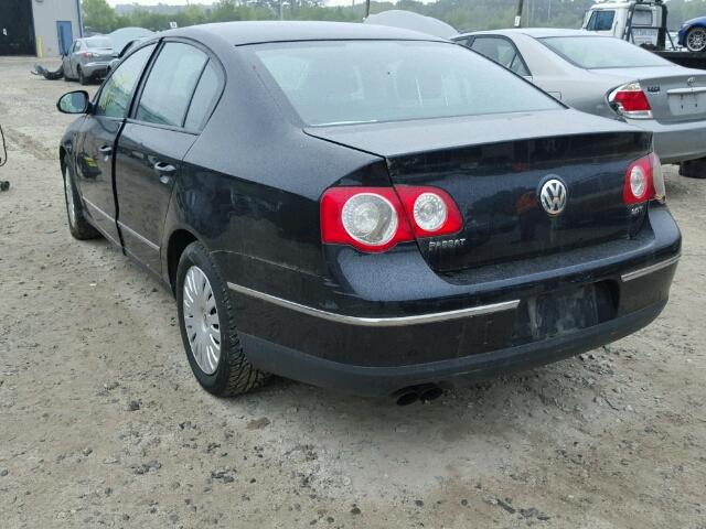 WVWGK93C86P092705 - 2006 VOLKSWAGEN PASSAT 2.0 BLACK photo 3