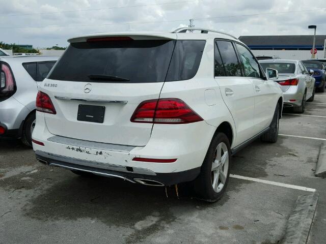 4JGDA5JB0GA694538 - 2016 MERCEDES-BENZ GLE 350 WHITE photo 4