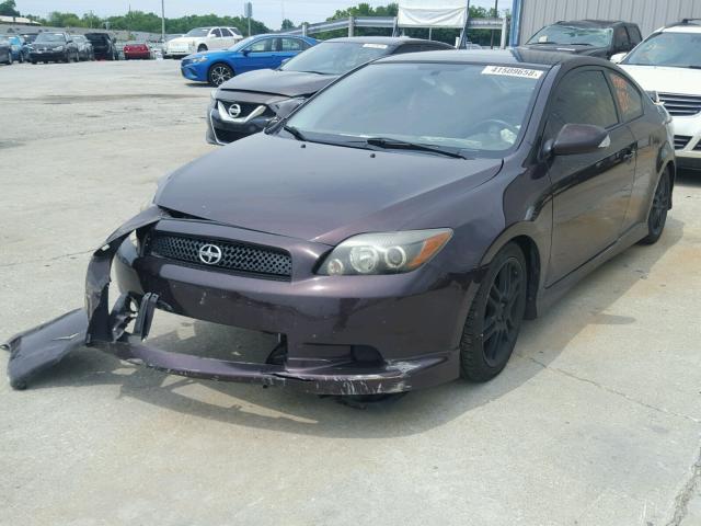 JTKDE167780270361 - 2008 TOYOTA SCION TC 勃艮第红 照片 2