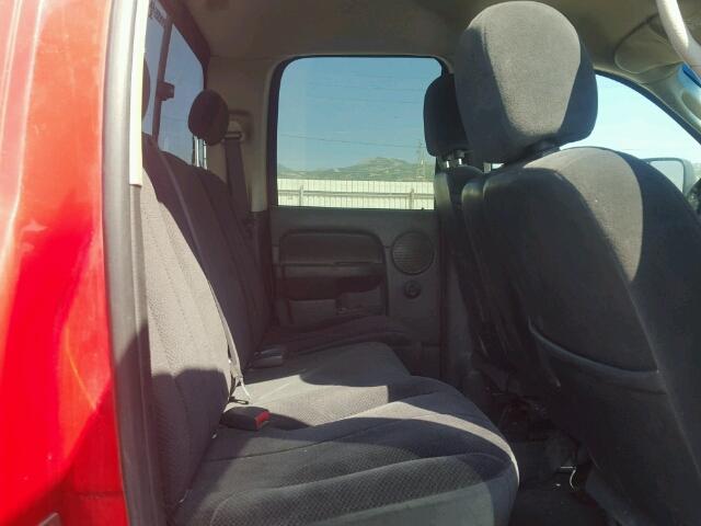 3D7KS28CX5G833603 - 2005 DODGE RAM 2500 S RED photo 6