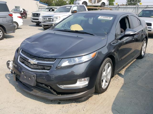 1G1RE6E48EU162345 - 2014 CHEVROLET VOLT GRAY photo 2