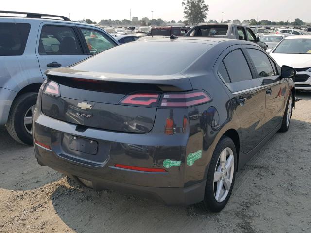 1G1RE6E48EU162345 - 2014 CHEVROLET VOLT GRAY photo 4