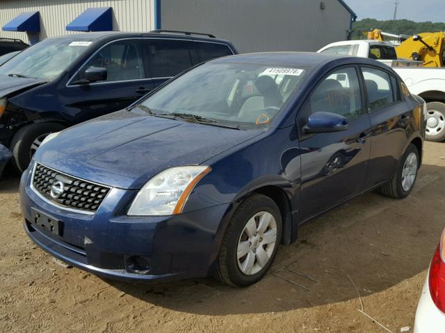 3N1AB61E08L618755 - 2008 NISSAN SENTRA 2.0 BLUE photo 2