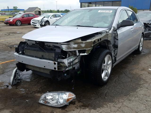 1G1ZB5E11BF302146 - 2011 CHEVROLET MALIBU LS SILVER photo 2