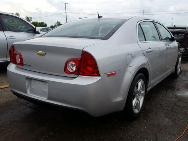 1G1ZB5E11BF302146 - 2011 CHEVROLET MALIBU LS SILVER photo 4