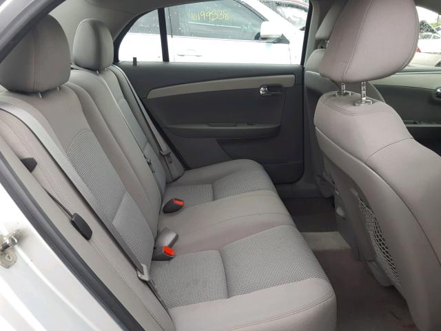 1G1ZB5E11BF302146 - 2011 CHEVROLET MALIBU LS SILVER photo 6