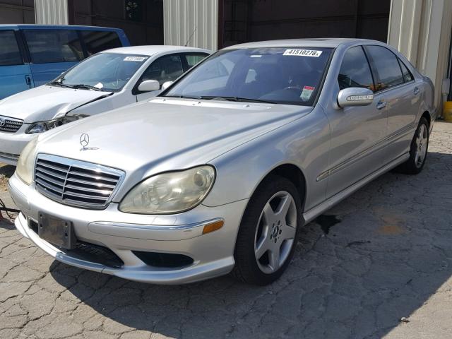 WDBNG75J93A356231 - 2003 MERCEDES-BENZ S 500 SILVER photo 2