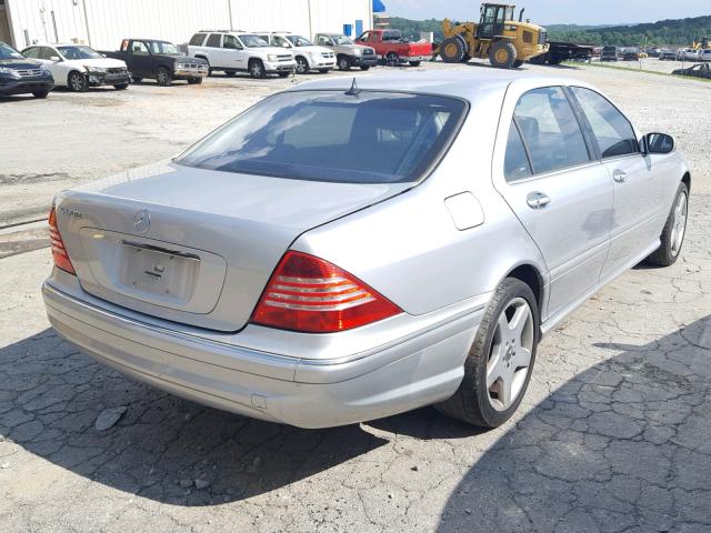 WDBNG75J93A356231 - 2003 MERCEDES-BENZ S 500 SILVER photo 4