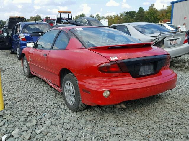 1G2JB124517181114 - 2001 PONTIAC SUNFIRE SE RED photo 3