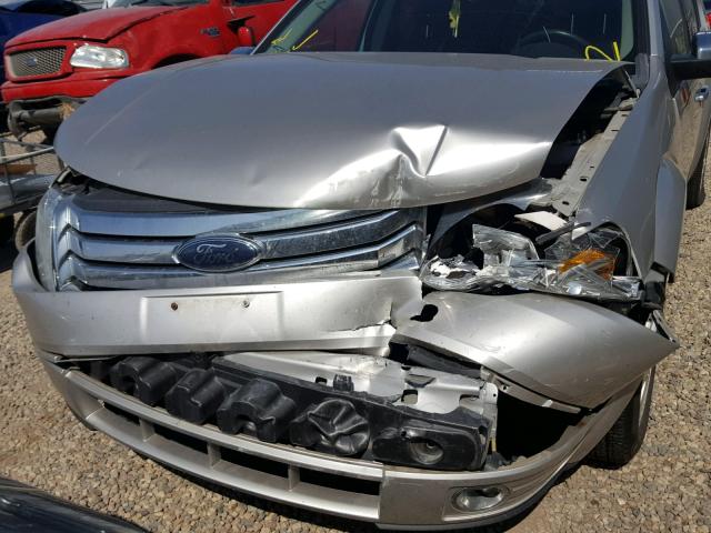 1FMDK06W28GA34687 - 2008 FORD TAURUS X L SILVER photo 9