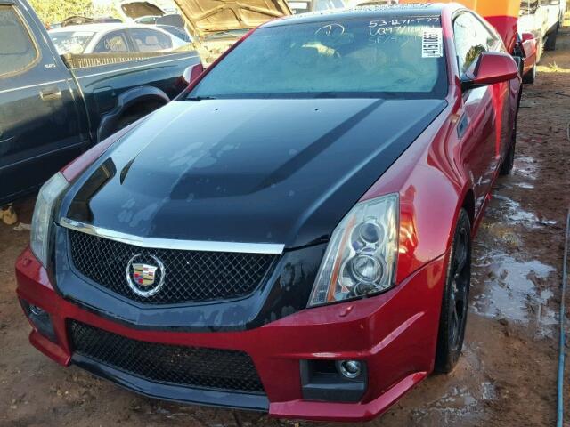 1G6DV1EP4B0116161 - 2011 CADILLAC CTS-V TWO TONE photo 2