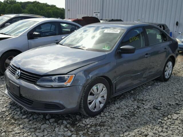 3VW2K7AJ8BM323440 - 2011 VOLKSWAGEN JETTA BASE Մոխրագույն լուսանկար 2