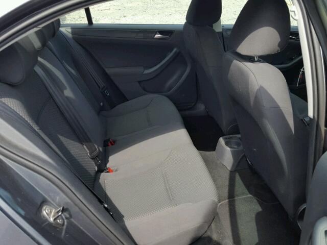 3VW2K7AJ8BM323440 - 2011 VOLKSWAGEN JETTA BASE Մոխրագույն լուսանկար 6