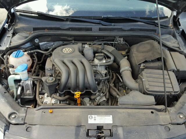 3VW2K7AJ8BM323440 - 2011 VOLKSWAGEN JETTA BASE Մոխրագույն լուսանկար 7