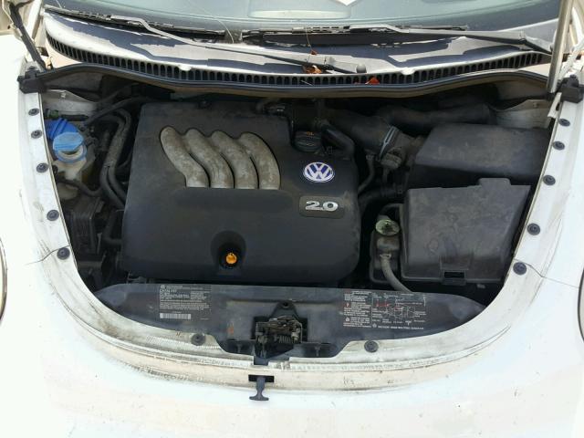3VWCK21C13M437287 - 2003 VOLKSWAGEN NEW BEETLE თეთრი ფოტო 7