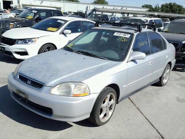 JHMEJ8643WS003014 - 1998 HONDA CIVIC EX SILVER photo 2