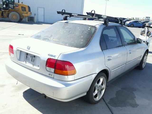 JHMEJ8643WS003014 - 1998 HONDA CIVIC EX SILVER photo 4