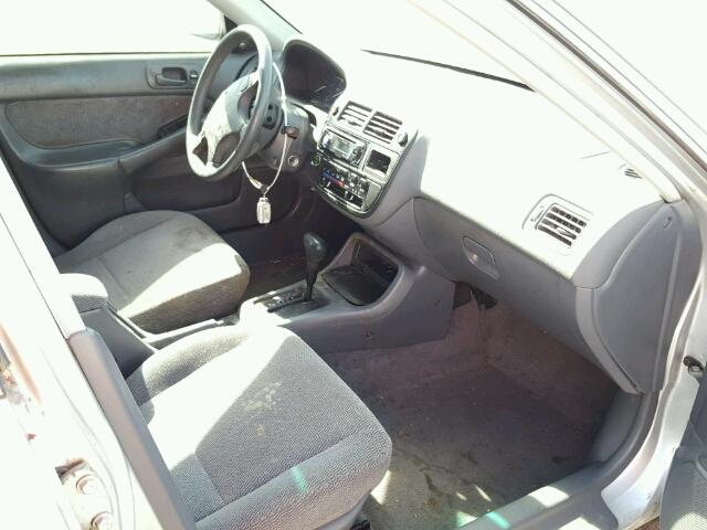 JHMEJ8643WS003014 - 1998 HONDA CIVIC EX SILVER photo 5