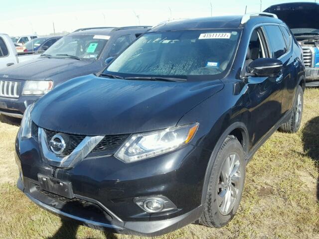 5N1AT2MT7FC845264 - 2015 NISSAN ROGUE BLACK photo 2