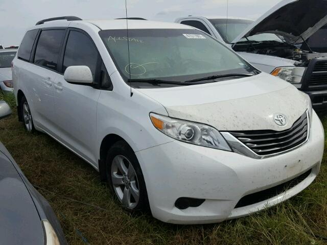 5TDKK3DC6BS023193 - 2011 TOYOTA SIENNA WHITE photo 1