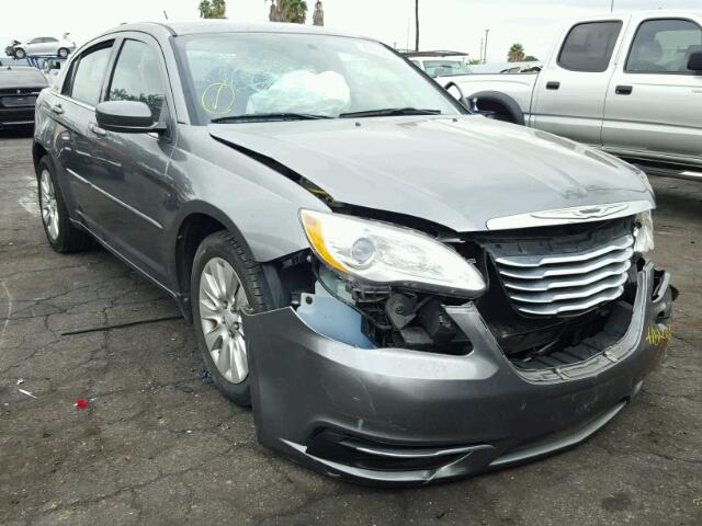 1C3CCBAB0CN203062 - 2012 CHRYSLER 200 LX SILVER photo 1