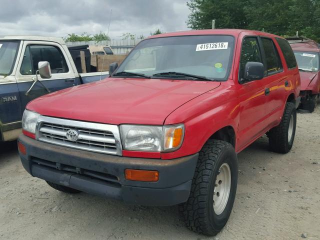 JT3GM84R0T0005525 - 1996 TOYOTA 4RUNNER RED photo 2