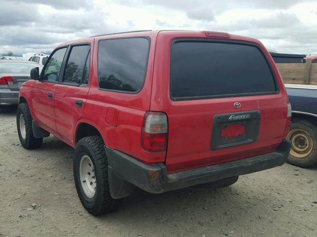 JT3GM84R0T0005525 - 1996 TOYOTA 4RUNNER RED photo 3