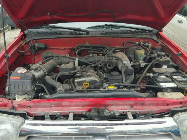 JT3GM84R0T0005525 - 1996 TOYOTA 4RUNNER RED photo 7