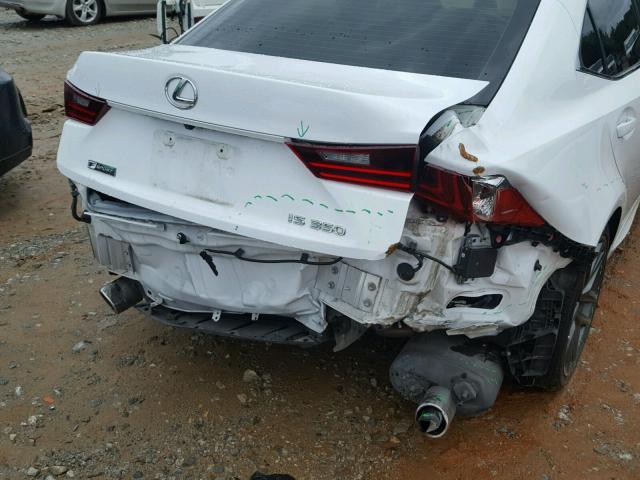 JTHBE1D29E5010093 - 2014 LEXUS IS 350 WHITE photo 9