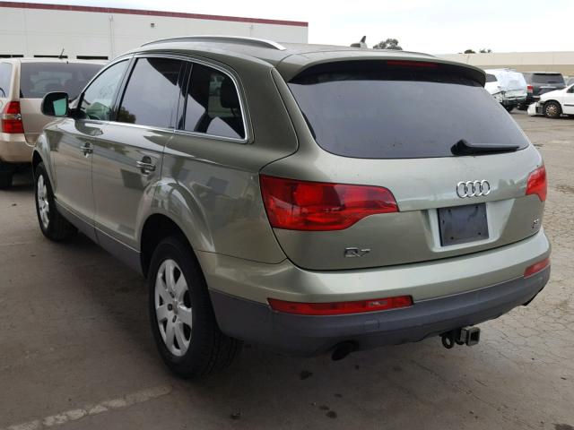 WA1BY74LX7D040212 - 2007 AUDI Q7 3.6 QUA BEIGE photo 3