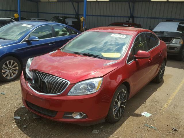 1G4PW5SK5G4172113 - 2016 BUICK VERANO SPO RED photo 2