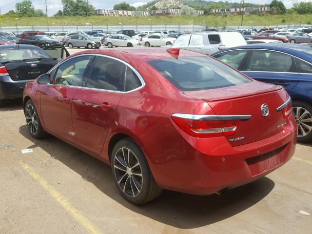 1G4PW5SK5G4172113 - 2016 BUICK VERANO SPO RED photo 3