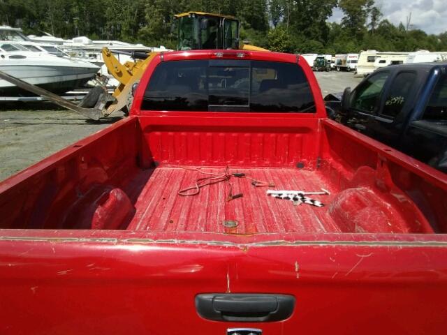1D7KS28C36J246255 - 2006 DODGE RAM 2500 S RED photo 9