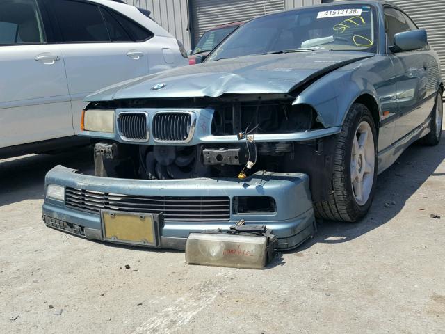 WBABG2326VET34134 - 1997 BMW 328 IS AUT BLUE photo 9