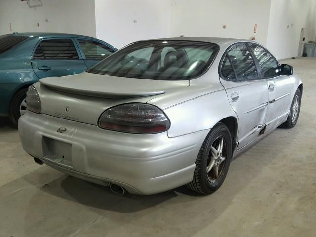 1G2WP52K01F160528 - 2001 PONTIAC GRAND PRIX SILVER photo 4