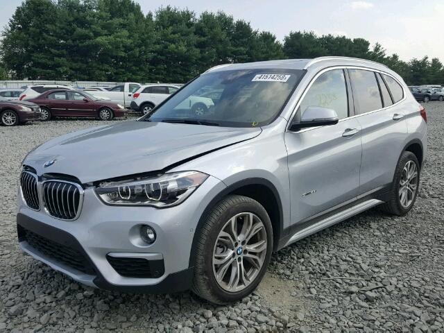 WBXHU7C39H5H33240 - 2017 BMW X1 SDRIVE2 SILVER photo 2