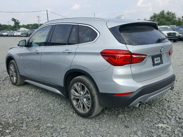 WBXHU7C39H5H33240 - 2017 BMW X1 SDRIVE2 SILVER photo 3