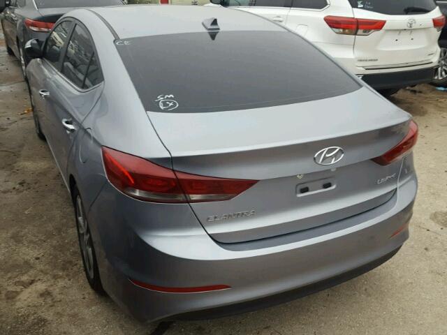 5NPD84LF9HH092337 - 2017 HYUNDAI ELANTRA SE SILVER photo 3