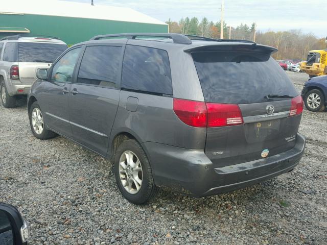 5TDBA22C55S042614 - 2005 TOYOTA SIENNA XLE GRAY photo 3