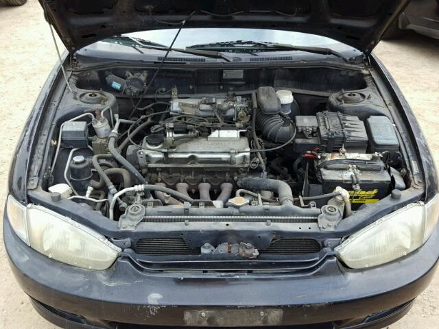 JA3AY31C82U023978 - 2002 MITSUBISHI MIRAGE LS BLACK photo 7