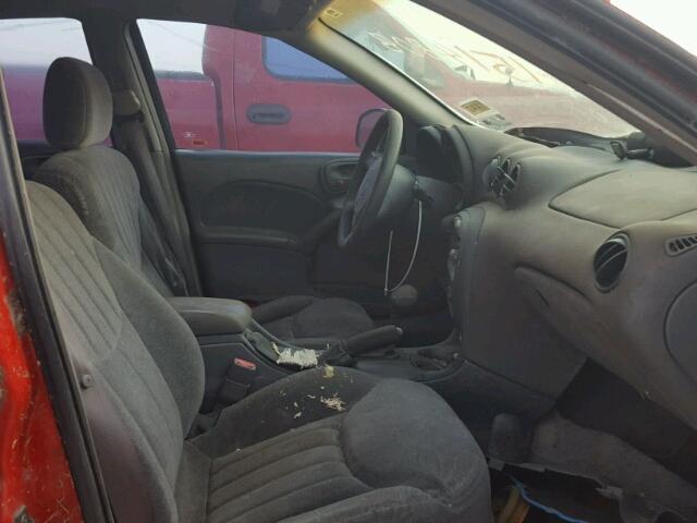 1G2NE52T3XC538989 - 1999 PONTIAC GRAND AM S წითელი ფოტო 5