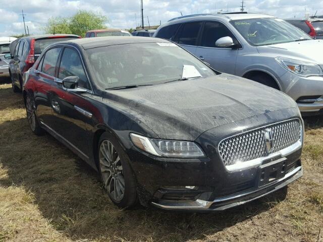 1LN6L9NC9H5612801 - 2017 LINCOLN CONTINENTA BLACK photo 1