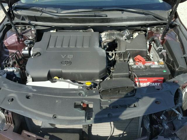 4T1BK1EB2FU178878 - 2015 TOYOTA AVALON XLE MAROON photo 7