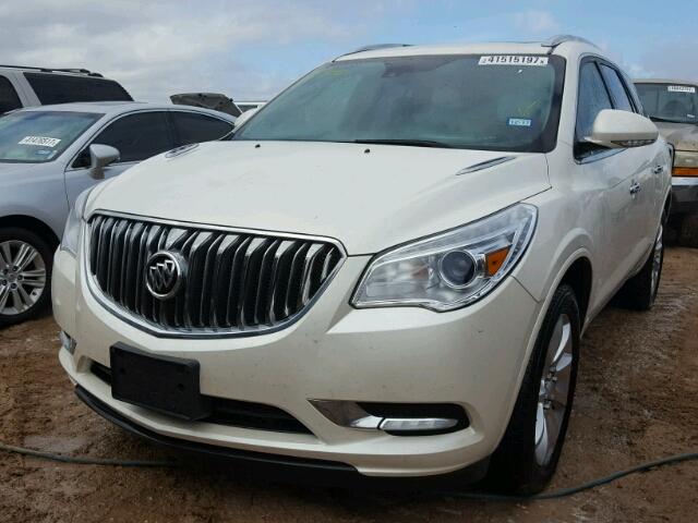 5GAKRCKD5EJ298807 - 2014 BUICK ENCLAVE WHITE photo 2