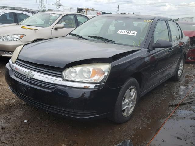 1G1ZT54805F210008 - 2005 CHEVROLET MALIBU LS შავი ფოტო 2