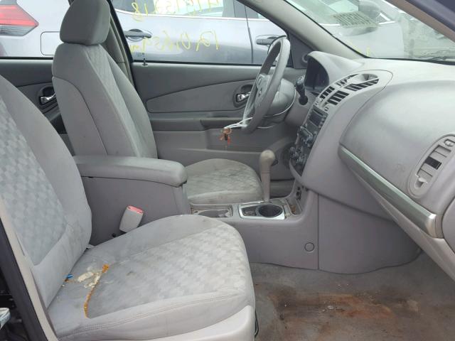 1G1ZT54805F210008 - 2005 CHEVROLET MALIBU LS შავი ფოტო 5