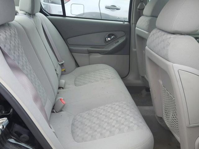1G1ZT54805F210008 - 2005 CHEVROLET MALIBU LS შავი ფოტო 6